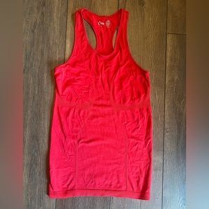 ZYIA Active Large Copper Charged Tank Top Red Racerback Sleeveless Lightweight